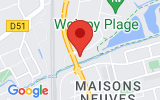 Plan Google Stage recuperation de points Woippy 57140, 1 Rue de Berlange