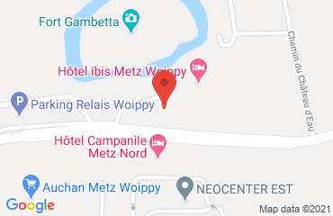 Lieu de stages HOTEL CAMPANILE sur la carte de Woippy